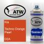 Preview: Kia, Techno Orange Pearl, D2A: 400ml Sprühdose, von ATW Autoteile West.